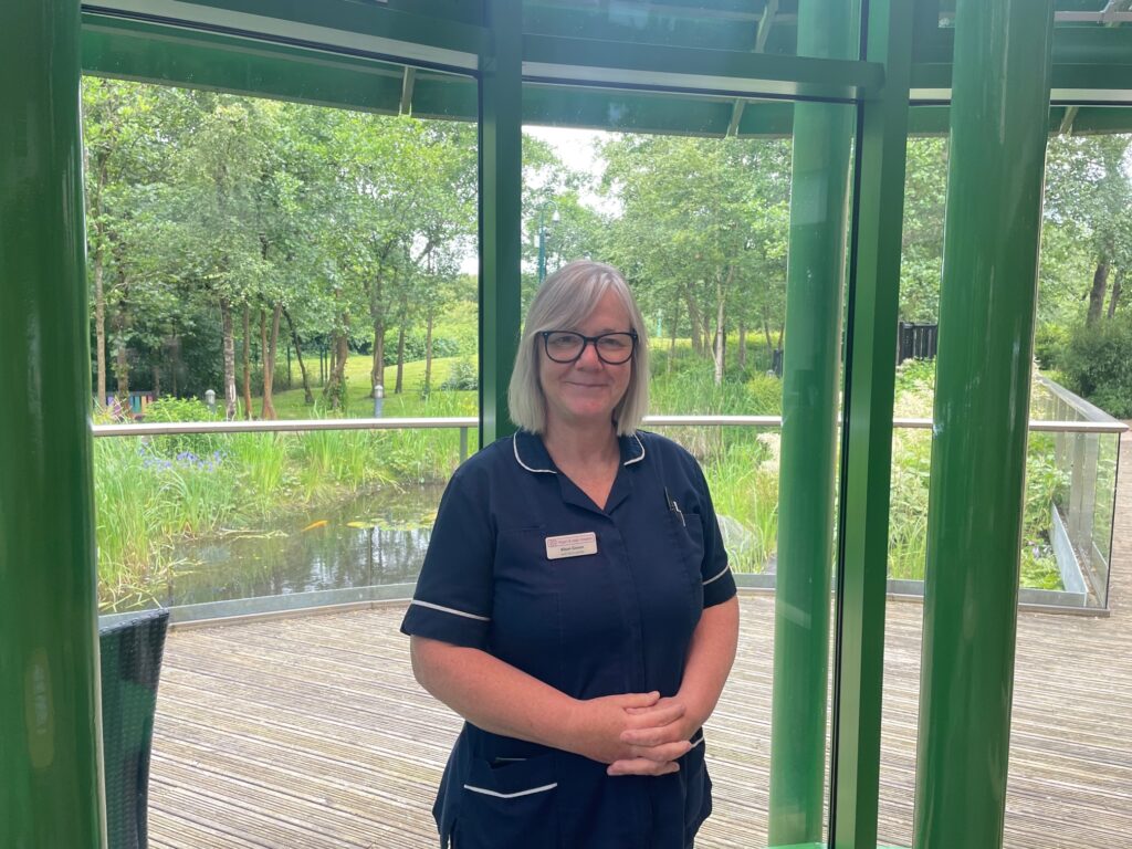 Staff member Alison.