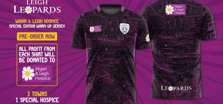 Leigh Leopards warm-up top