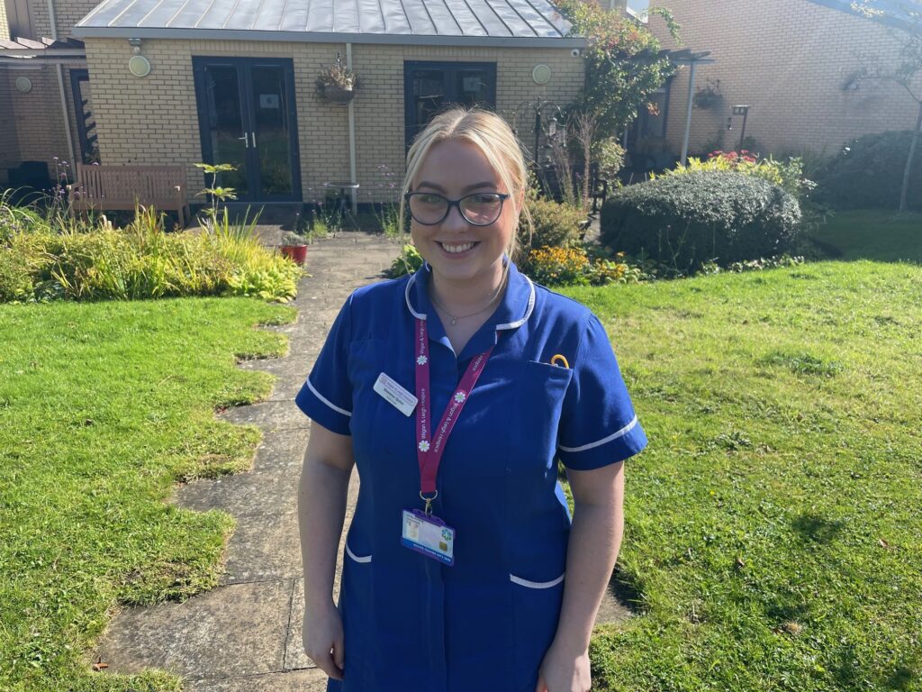 Shannon Quinn, Staff Nurse at Wigan & Leigh Hospice.