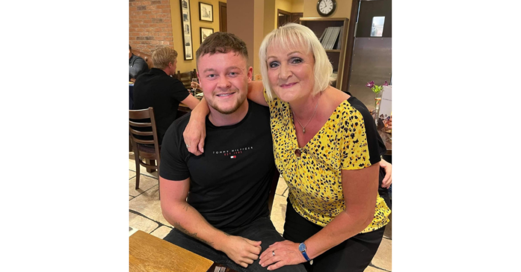 Our patient Pauline with her son Tommy.